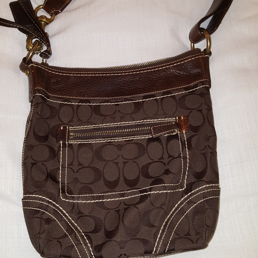 Coach signature purse